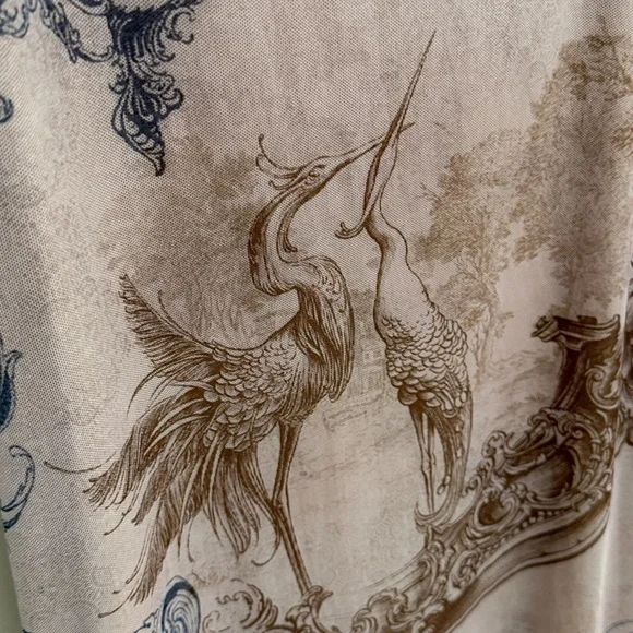 Tiger Mist Julianna Maxi Dress Collage Cranes | M - Picture 6 of 10